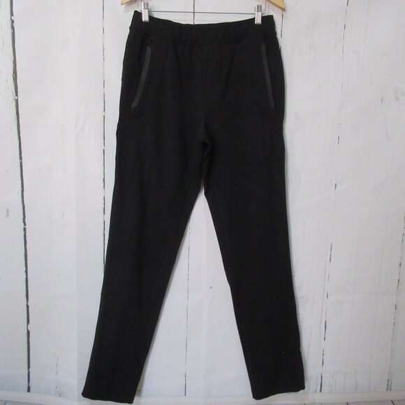 Lululemon Pants L 34" Inseam Black Mens Pull On Lounge Track Athletic Pockets - Picture 1 of 7